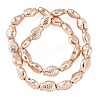 Electroplate Glass Beads Strands EGLA-V001-01D-2