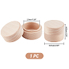 Round Wooden Storage Boxes Ring Box CON-WH0079-88-4