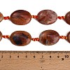 Natural Fire Crackle Agate Beads Strands GG-CBAE0EB-03A-5