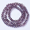 Electroplate Glass Beads Strands EGLA-A044-T2mm-A13-2