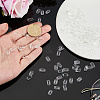 50 Pairs Silicone Eyeglass Nose Pad AJEW-DC0003-44-3