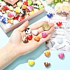 Baking Paint Opaque Acrylic Beads OACR-CJZ0001-01-4