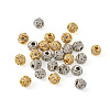 Craftdady 30 Pcs 2 Colors Brass Beads RB-CD0001-02-4