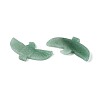 Eagle Shape Natural Green Aventurine Gemstone Pendants G-P563-05F-2