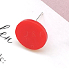 Resin Stud Earring Findings EJEW-CJC0001-14I-1