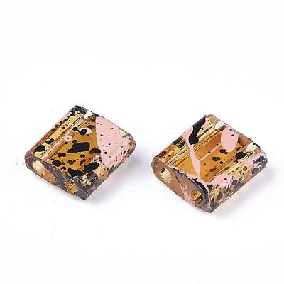 2-Hole Transparent Glass Seed Beads SEED-S023-30C-03-1