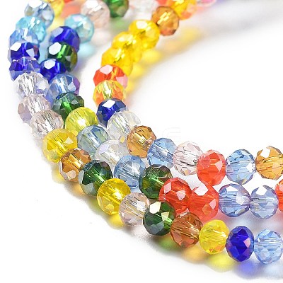 Glass Beads Strands EGLA-A034-M4mm-61-1