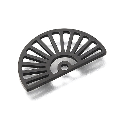 Ion Plating(IP) 304 Stainless Steel Pendants STAS-M067-07B-1