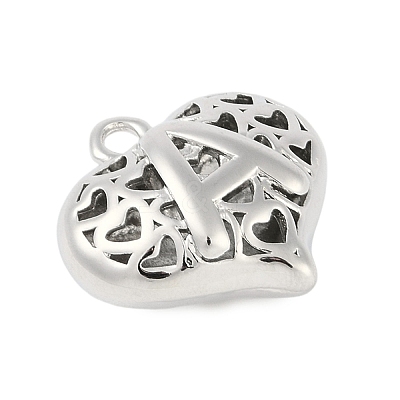 Hollow Brass Pendants for Valentine's Day KK-M289-03A-P-1