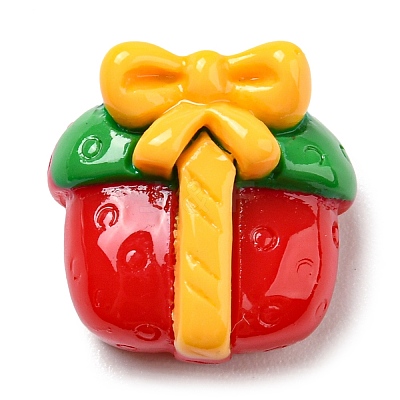 Christmas Opaque Resin Cabochons RESI-K027-21C-1