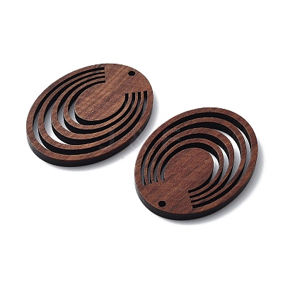 Walnut Wood Laser Cut Pendants X-WOOD-Q051-04F-1