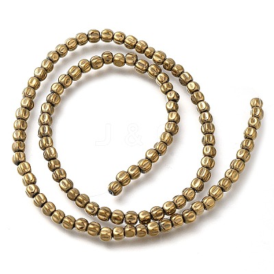 Electroplated Synthetic Non-magnetic Hematite Beads Strands G-C154-A01-01A-1