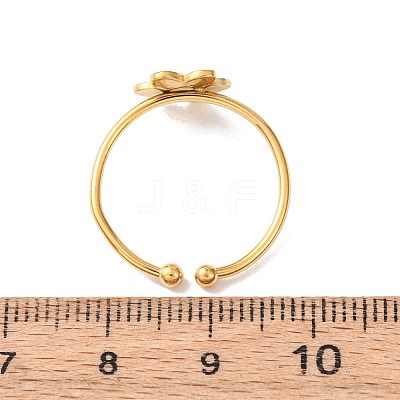 304 Stainless Steel Cuff Open Rings RJEW-C151-03C-G-1