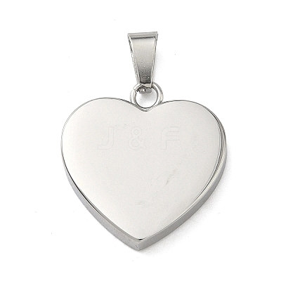Ion Plating(IP) Fashionable 304 Stainless Steel Stamping Blank Tag Pendants STAS-J002B-01-M-1