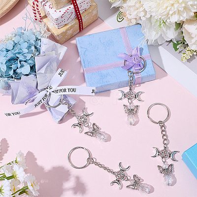 20Pcs Alloy Keychain KEYC-SC0001-15E-1