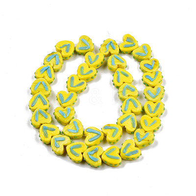 Opaque Handmade Bumpy Lampwork Beads Strands LAMP-T017-20-B02-1