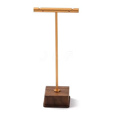 1-Tier Brass Bar Earring Organizer Display Racks ODIS-B002-03A-1