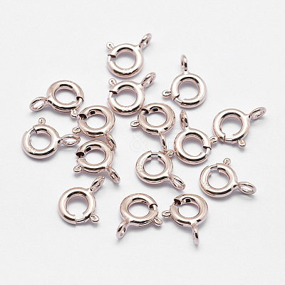 925 Sterling Silver Spring Ring Clasps STER-G019-02-RG01-1