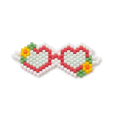 3Pcs 3 Color Handmade MIYUKI Japanese Seed Loom Pattern Seed Beads PALLOY-MZ00074-1