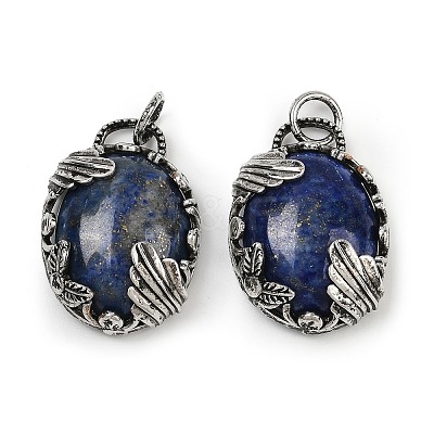 Dyed Natural Lapis Lazuli Pendants G-Z101-02AS-09-1