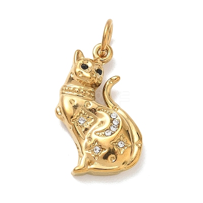 Autumn 304 Stainless Steel Pendants STAS-C180-01G-G-1
