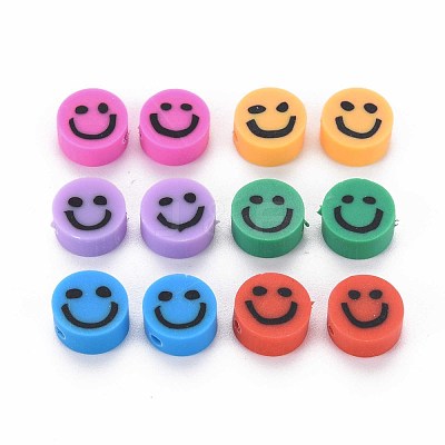 Handmade Polymer Clay Beads X-CLAY-S096-010-1