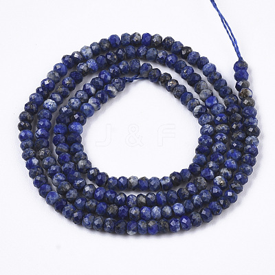 Natural Lapis Lazuli Beads Strands G-R462-020-1