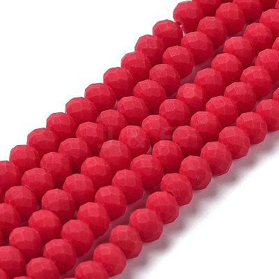 Glass Beads Strands EGLA-A034-P8mm-MD22-1