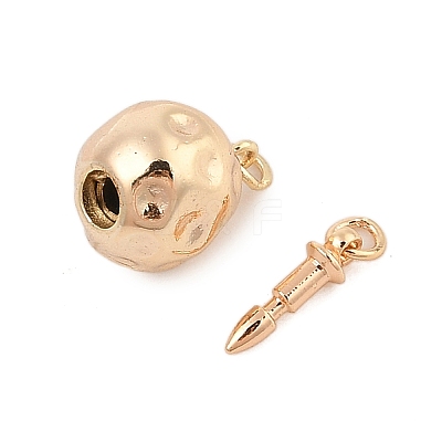 Brass Box Clasps KK-L223-006G-1