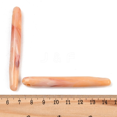 Opaque Acrylic Imitation Jade Big Pendants OACR-T033-13A-1