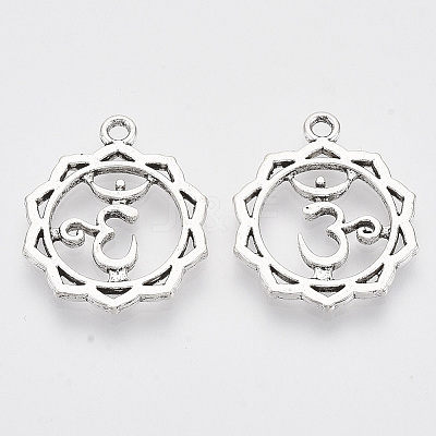 Tibetan Style Alloy Pendants LS-TIBEP-S319-049A-RS-1