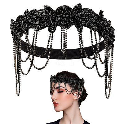 1Pc Polyester Fascinators OHAR-OC0001-08-1
