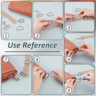 6Pcs Iron D Rings FIND-PH0024-07-1