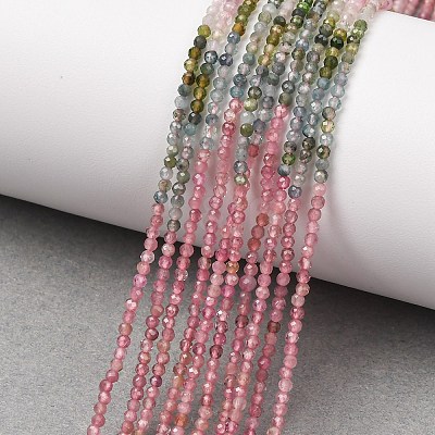 Gradient Color Natural Multicolor Tourmaline Beads Strands G-D110-A02-09-1