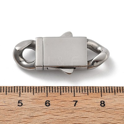 304 Stainless Steel Bayonet Clasps STAS-V008-28P-1