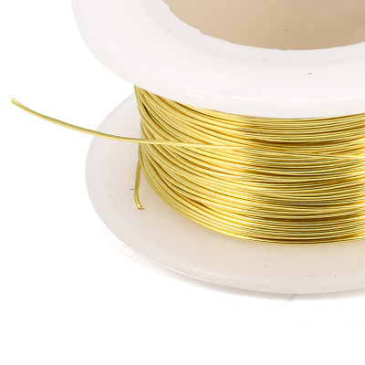 Round Copper Jewelry Wire CWIR-I002-0.6mm-LG-NR-1