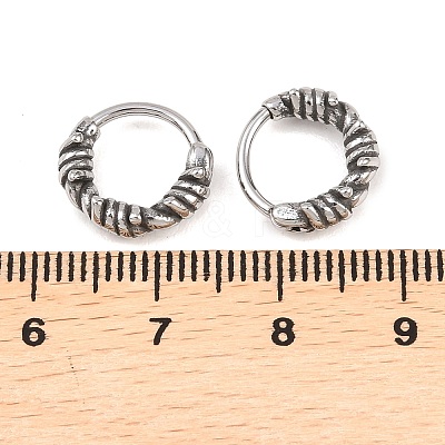 316 Stainless Steel Cartilage Earrings AJEW-C044-16C-AS-1