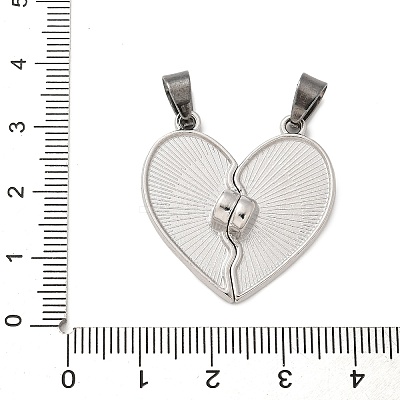 Alloy Enamel Split Pendants STAS-M114-04P-01-1