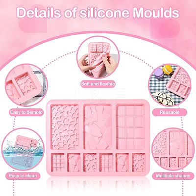Rectangle DIY Food Grade Silicone Molds SIL-CJC0004-02-1