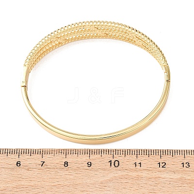 304 Stainless Steel Hinged Bangles for Women BJEW-F527-01G-1