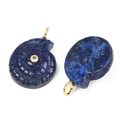 Dyed Natural Lapis Lazuli Pendants G-H353-02G-05-1