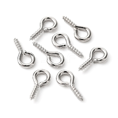 Iron Screw Eye Pin Peg Bails X-IFIN-S699-01A-P-NF-1