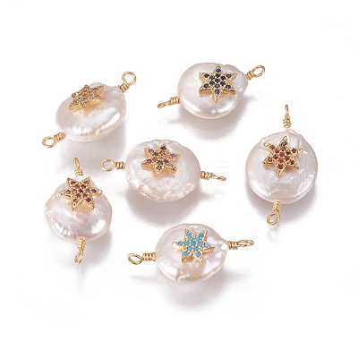 Natural Cultured Freshwater Pearl Pendants PEAR-I005-22-1