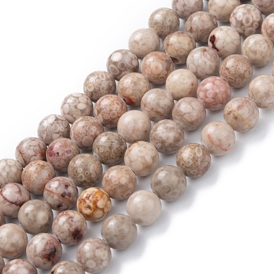 Natural Maifanite/Maifan Stone Beads Strands G-P451-01A-B-1