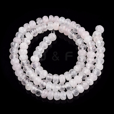 Natural Rose Quartz Bead Strands G-R402-4x6-16-1