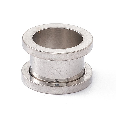 Non-Tarnish 304 Stainless Steel Ear Plugs Gauges EJEW-G317-01J-P-1