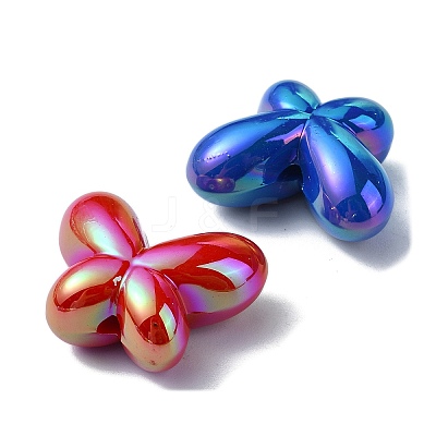 Opaque Acrylic Beads OACR-E033-15-1