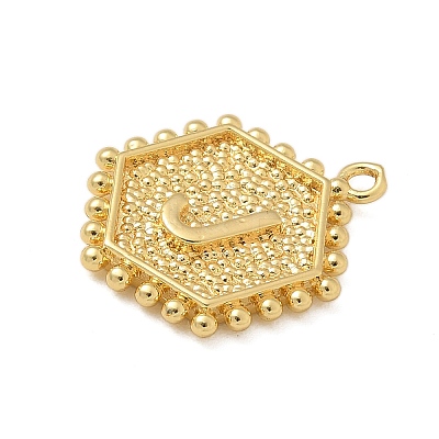 Brass Pendants KK-B126-01G-J-1