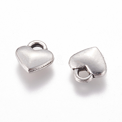 Tibetan Style Alloy Heart Charms LS-TIBEP-LFH260Y-FF-1
