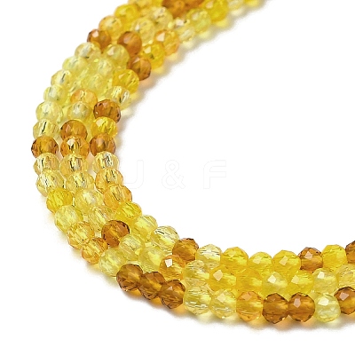 Transparent Glass Beads Strands GLAA-H027-01H-1